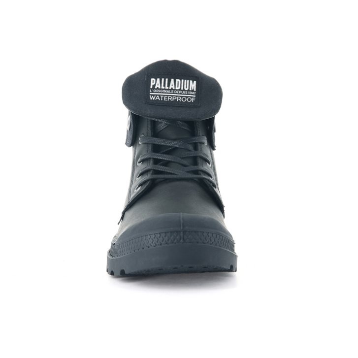 Dámské Boty Palladium Baggy Leather ESS WP Černé | CZ HAL-39O